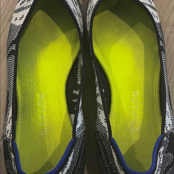 Rothy's Neutral Bow Point Botanical Navy size 10.5 - Picture 4 of 11